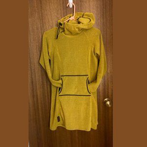 Melanzana microgrid hoodie dress